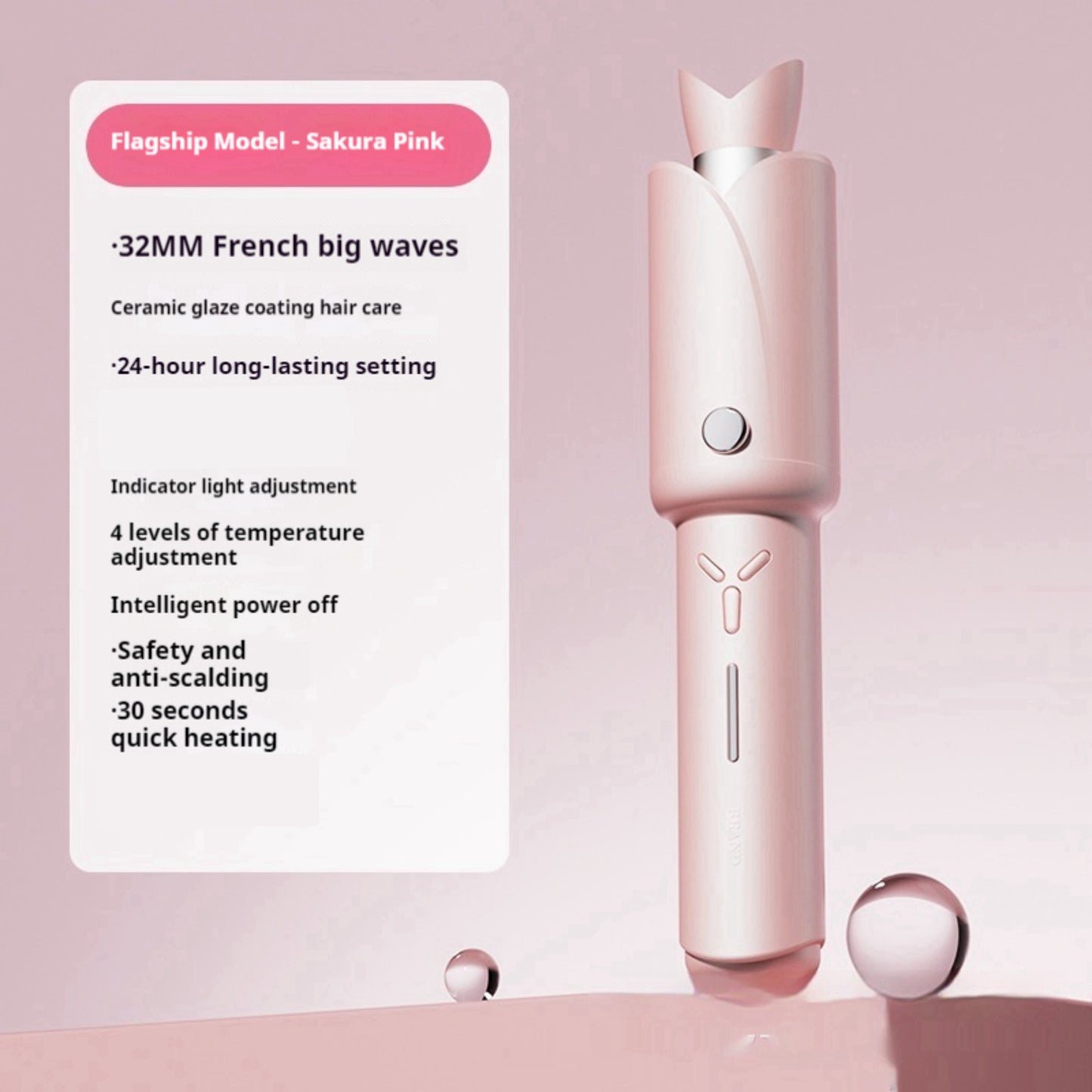 Salon Quality Curls in Minutes - Anywhere. Anytime.